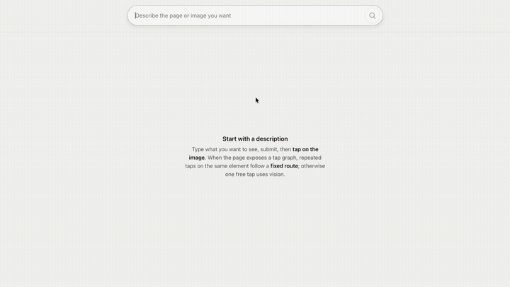Generative UI Browser
